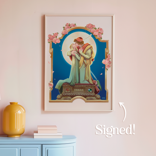 JC Leyendecker Study | Romeo & Juliet | SIGNED 13 x 18 Print